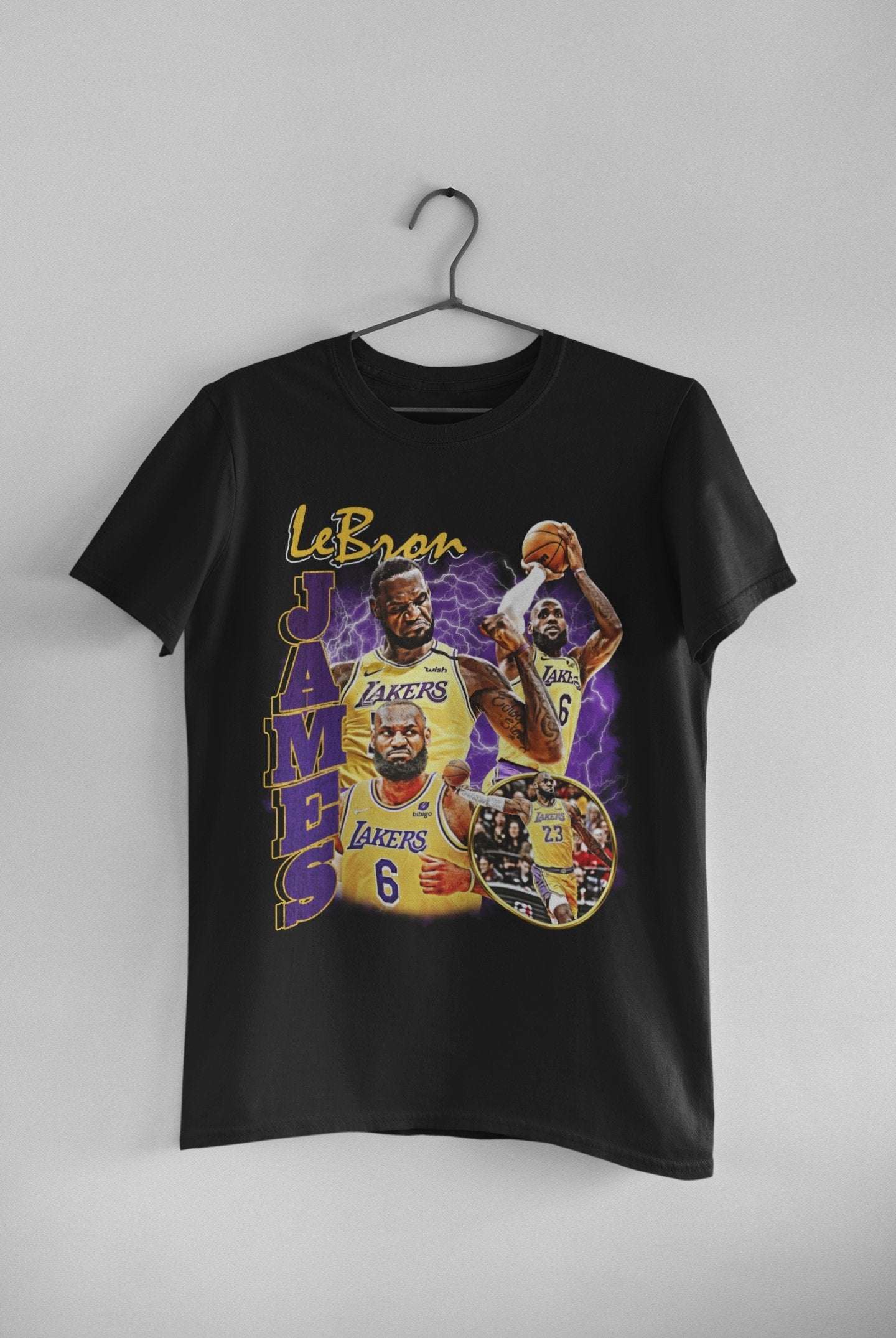Vintage basketball LeBron James design Fanart ! Adult Unisex Softstyle  T-Shirt