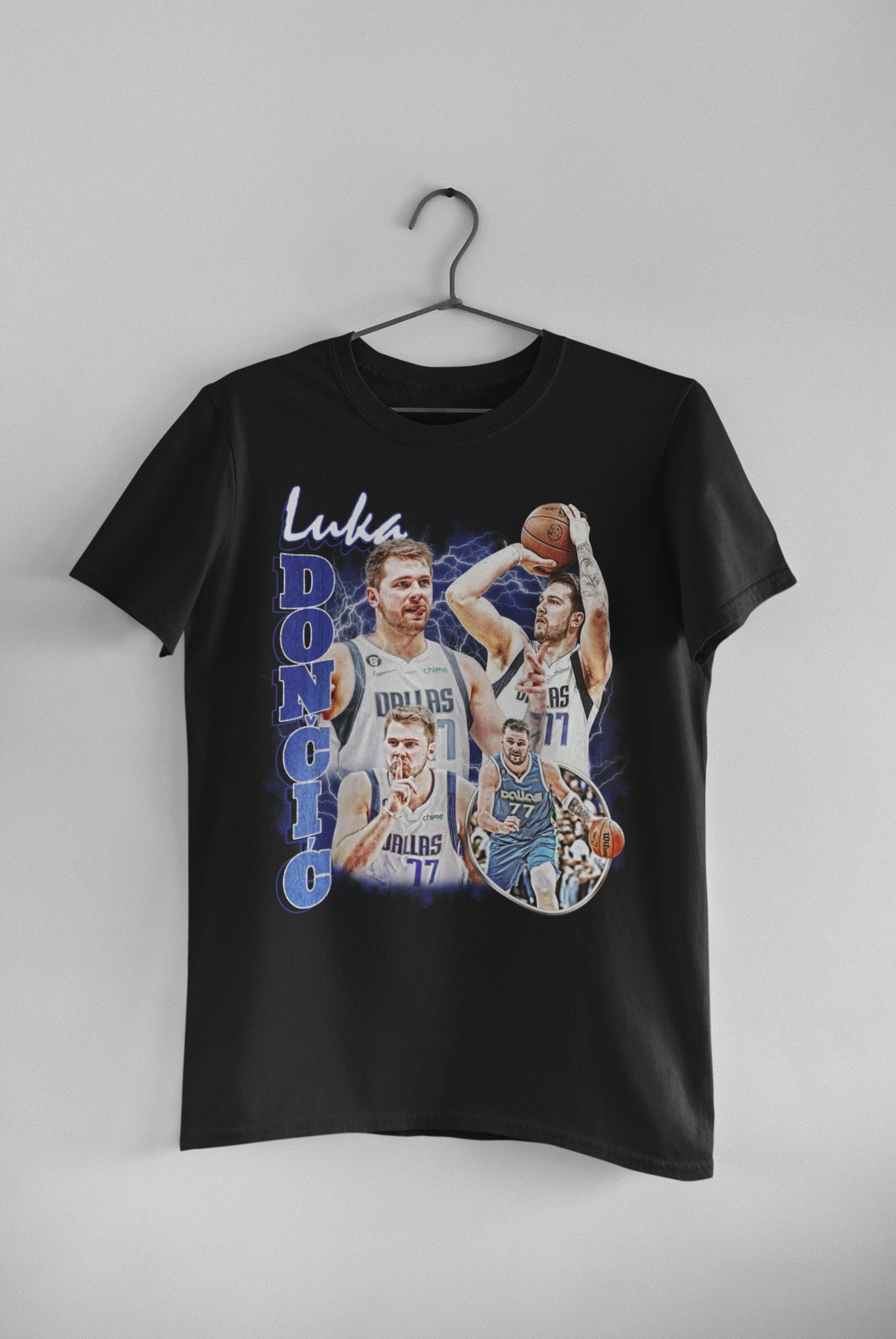 LSVDesignsCo Luka Doncic Shirt Vintage Unisex T-Shirt, 90s Bootleg Style, Dallas Retro T-Shirt, Oversized Graphic Tee, Birthday Gifts for Him and Her
