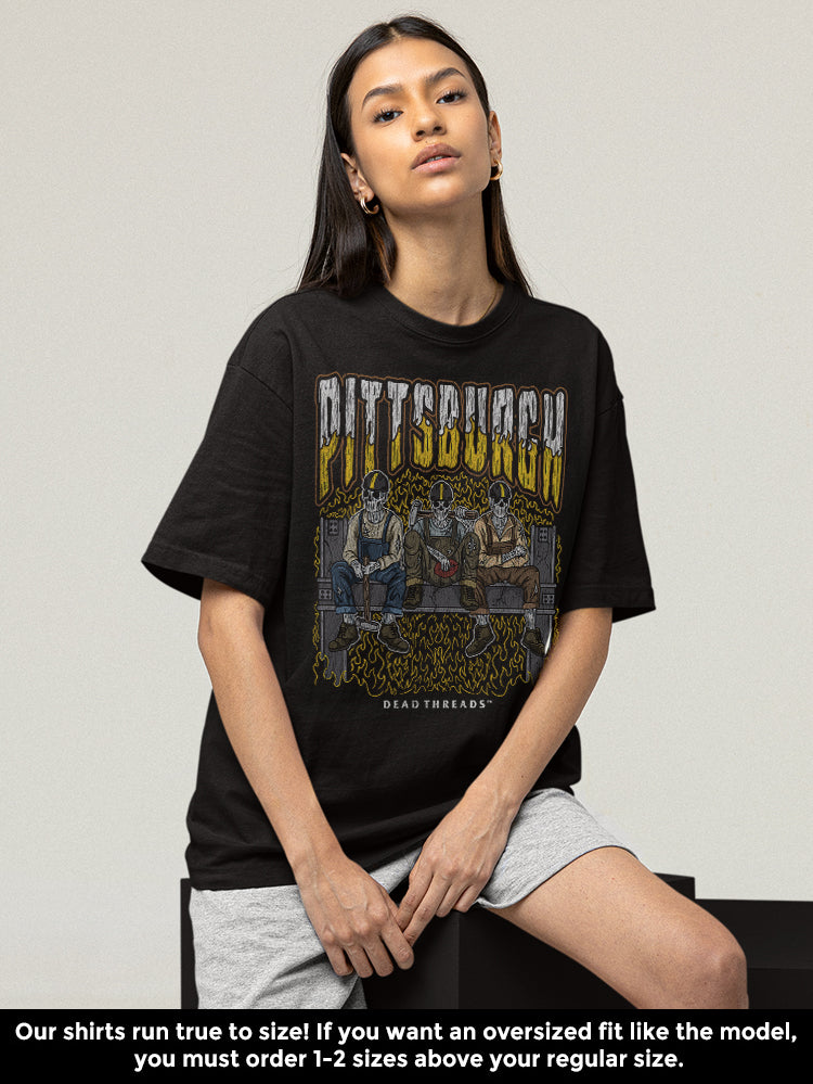 Pittsburgh Skeleton - Unisex t-shirt