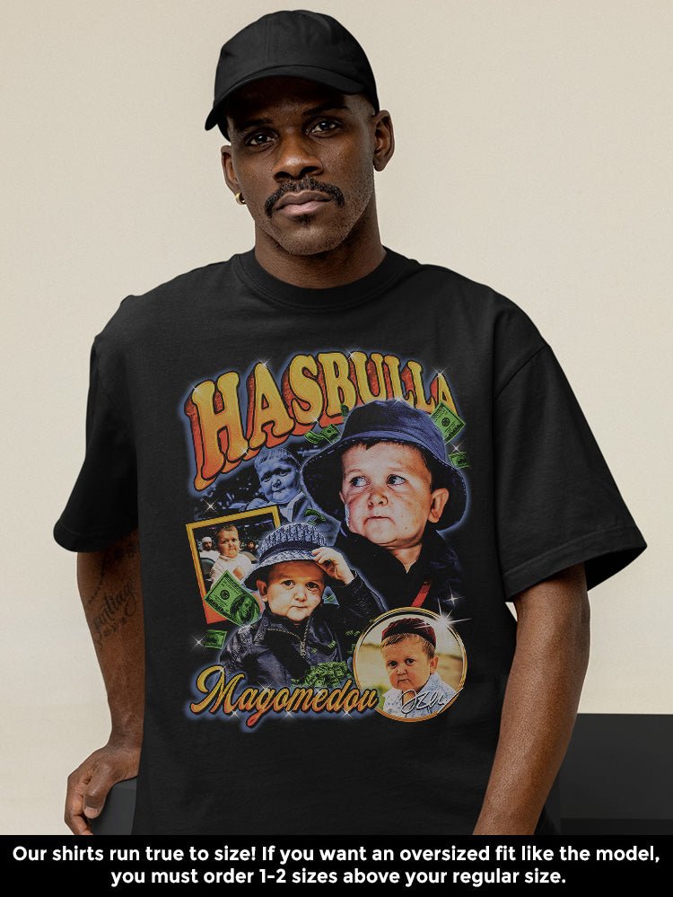2023 Classic Hasbulla T-shirt Fan unisex high quality oversized