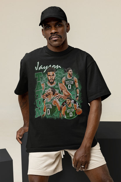 Jayson Tatum Vintage 90s Boston Celtics T-Shirt