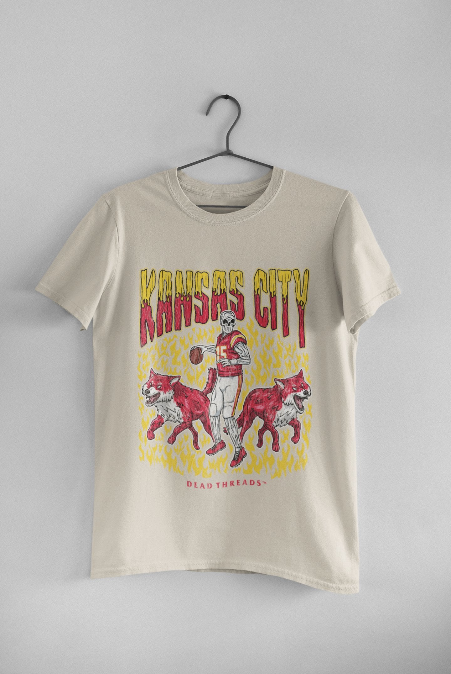 Kansas City Skeleton - Unisex t-shirt - Modern Vintage Apparel