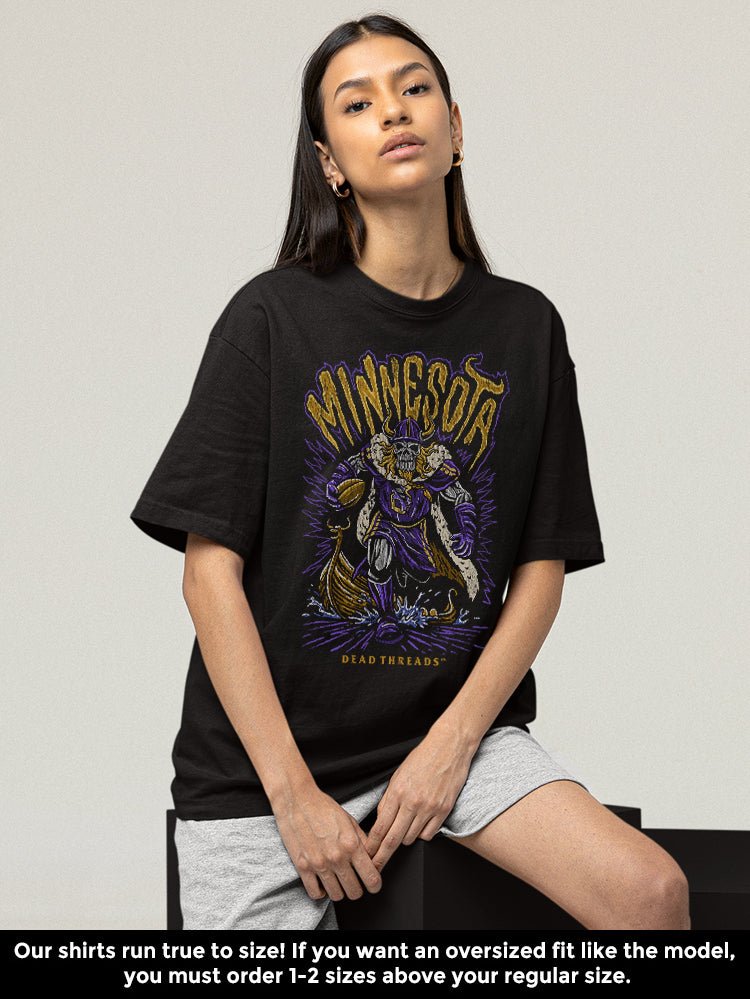 Minnesota Vikings Skeleton - Unisex t-shirt – Modern Vintage Apparel