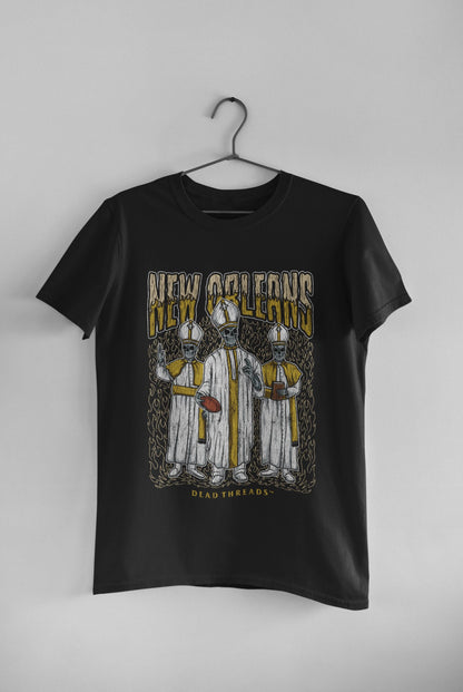 New Orleans Football Skeleton - Unisex t-shirt - Modern Vintage Apparel