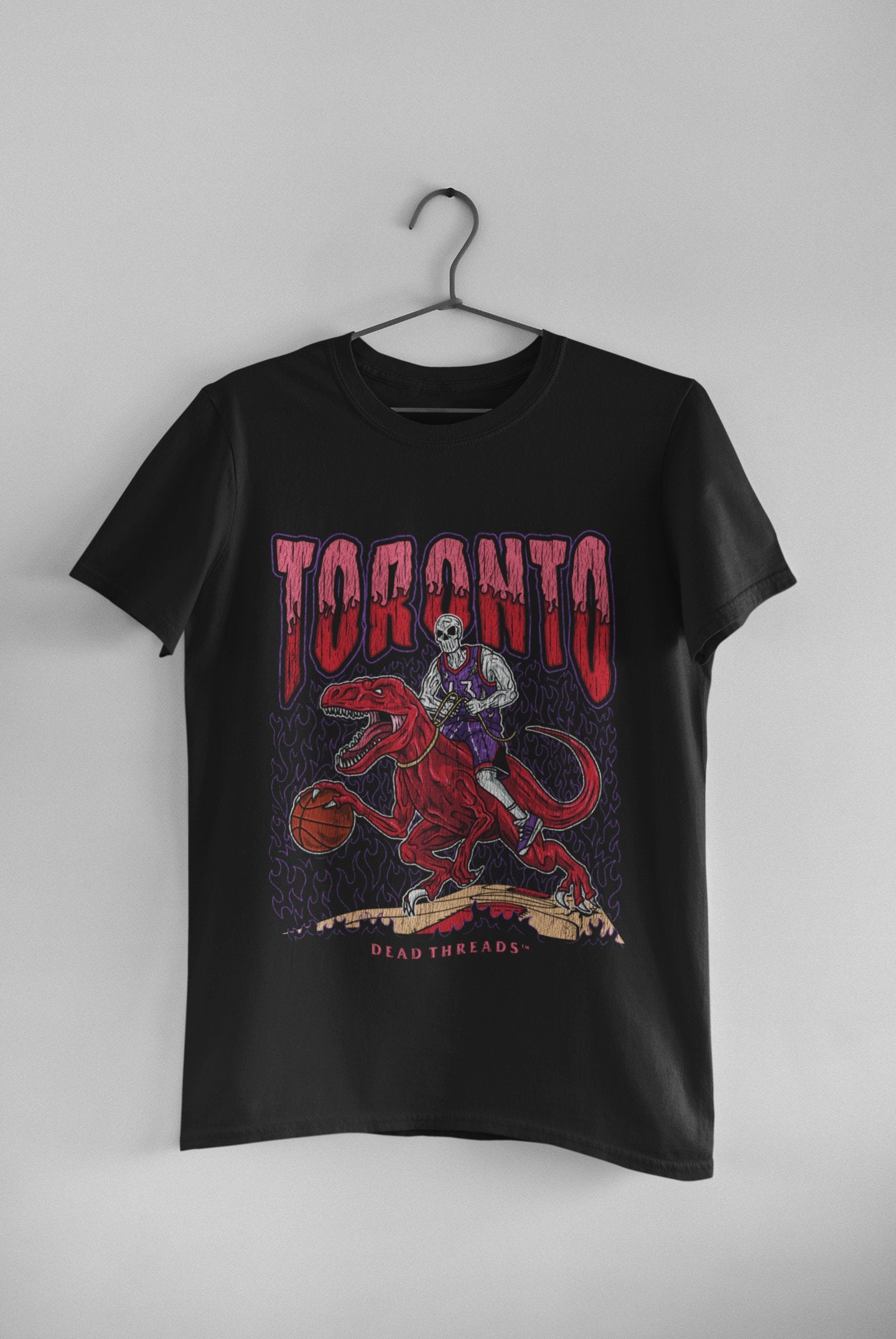 Toronto Basketball Skeleton - Unisex t-shirt - Modern Vintage Apparel