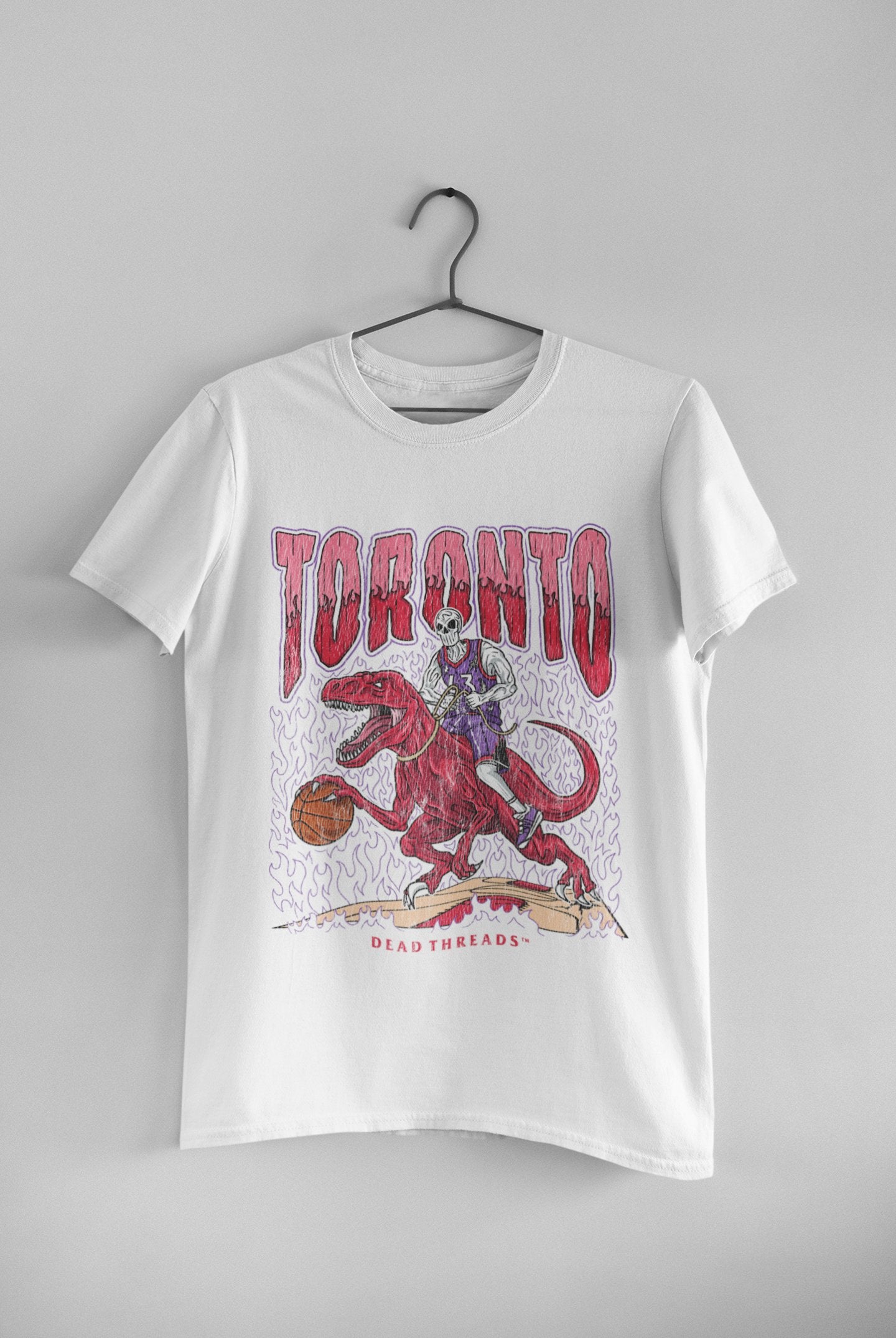 Toronto Basketball Skeleton - Unisex t-shirt - Modern Vintage Apparel